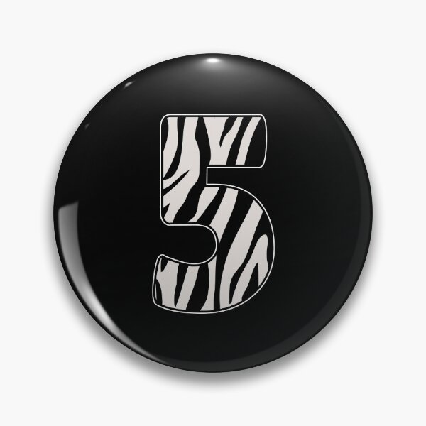 Item preview, Kid Zebra 5th Birthday, 5 Years Old Wild Animal, Number Five Safari Zoo designed and sold by singRsong.