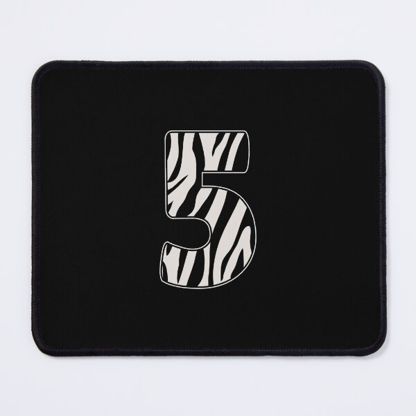 Item preview, Kid Zebra 5th Birthday, 5 Years Old Wild Animal, Number Five Safari Zoo designed and sold by singRsong.