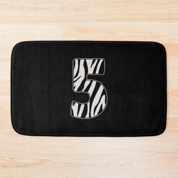 Item preview, Kid Zebra 5th Birthday, 5 Years Old Wild Animal, Number Five Safari Zoo designed and sold by singRsong.