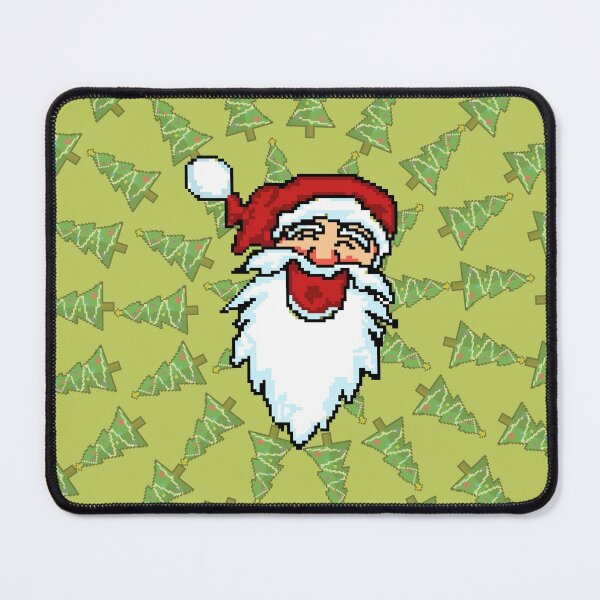 Item preview, Pixel Santa Claus and pixel Xmas Tree Pattern designed and sold by Ukiyo Sumi.