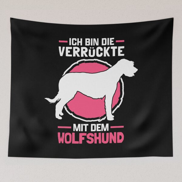 Item preview, Irish Wolfhound Crazy Greyhound Wolfhound designed and sold by madgrfx.