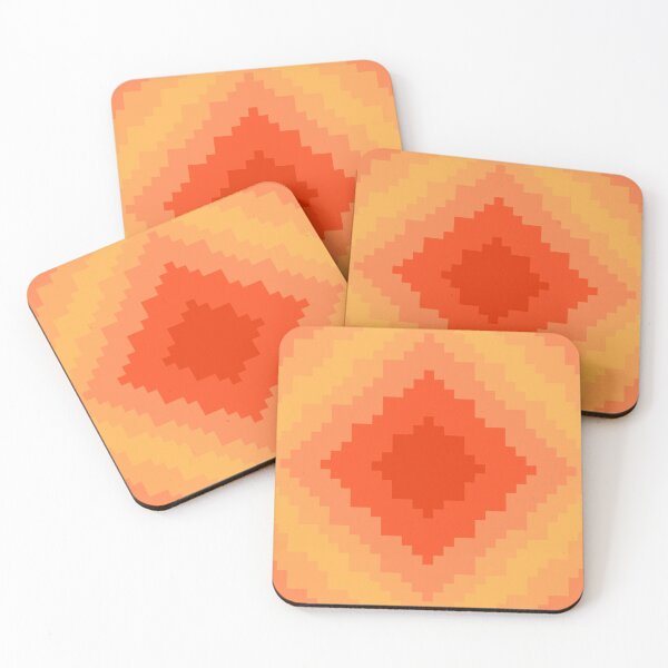Item preview, Orange Pixel Vortex designed and sold by rin3d .
