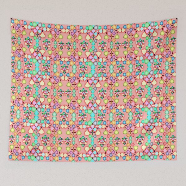 Item preview, Abstract Colorful Floral Pattern Design 8 designed and sold by ClassyPatterns.