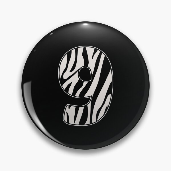 Item preview, Kid Zebra 9th Birthday, 9 Years Old Wild Animal, Number Nine Safari Zoo designed and sold by singRsong.