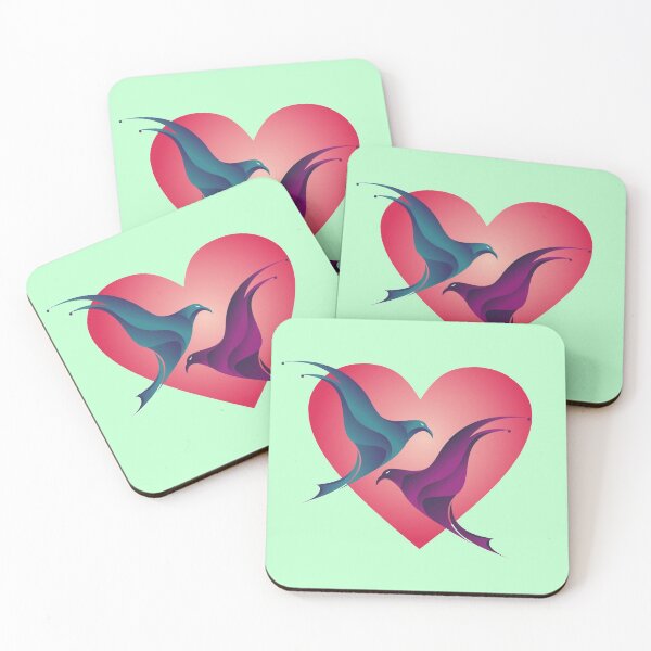 Item preview, Infinity Love - A symbol combines with heart and valentine birds to show your infinity love(green) designed and sold by Delandor.