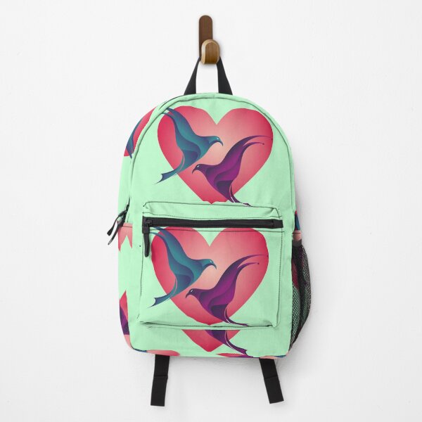 Item preview, Infinity Love - A symbol combines with heart and valentine birds to show your infinity love(green) designed and sold by Delandor.