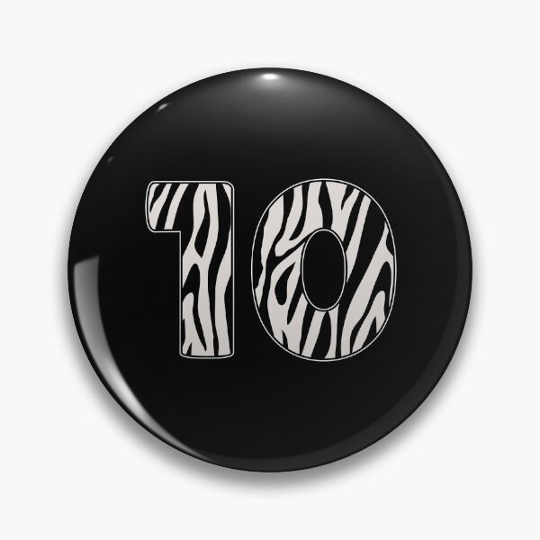Item preview, Kid Zebra 10th Birthday, 10 Years Old Wild Animal, Number Ten Safari Zoo designed and sold by singRsong.