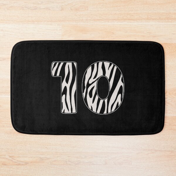Item preview, Kid Zebra 10th Birthday, 10 Years Old Wild Animal, Number Ten Safari Zoo designed and sold by singRsong.