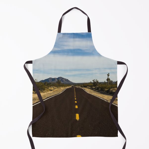 Item preview, A very long and very brown road in the Mojave National Preserve in California designed and sold by OrcaNature.