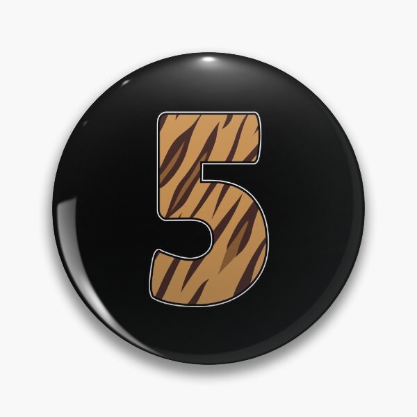 Item preview, Kid Tiger 5th Birthday, 5 Years Old Wild Animal, Number Five Safari Zoo designed and sold by singRsong.