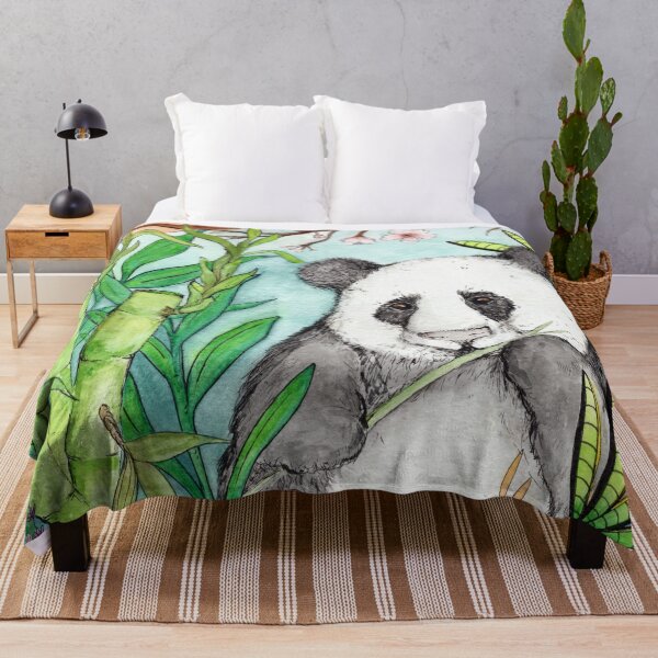 Artikelvorschau, Aquarell und Tinte Panda entworfen und verkauft von ShaunaMcc.