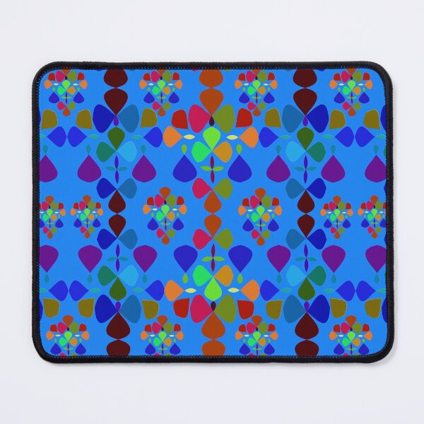 Item preview, Abstract Bluish Floral Pattern Design 9 designed and sold by ClassyPatterns.