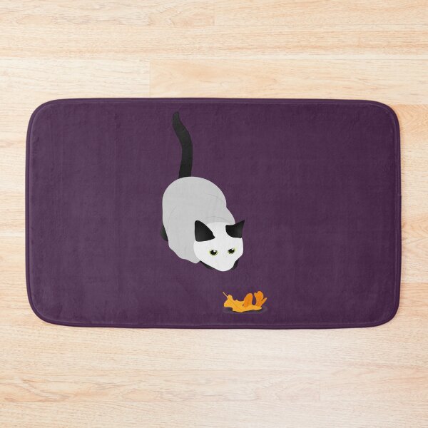 Item preview, Ghost Cat hunts Leaf designed and sold by Arianna Khalil.