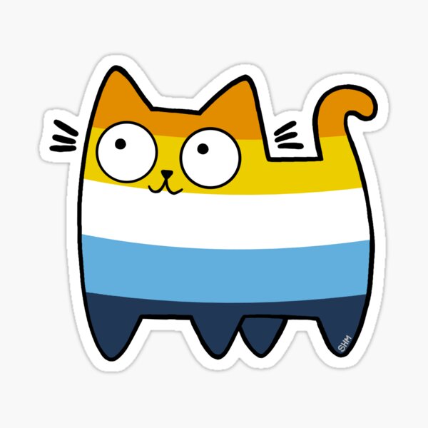 Artikel-Vorschau von AroAce Pride Cat Original (SIEHE V2 IN MEINEM SHOP), designt und verkauft von SamHoweMeow.