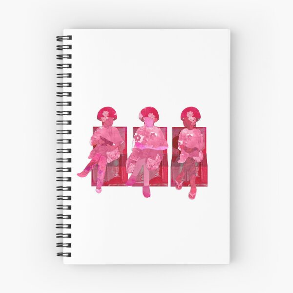 Item preview, Pink women chatting at salon designed and sold by Nia Alexander.
