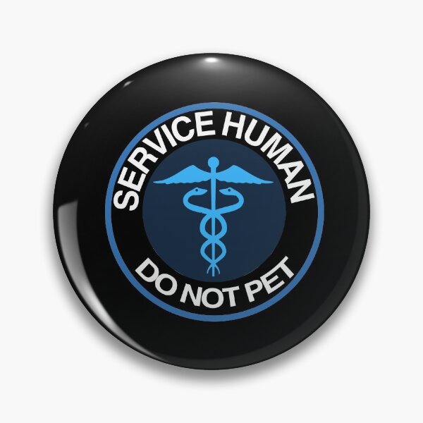 Item preview, Service Human Do Not Pet Funny Quote designed and sold by AritraSur.