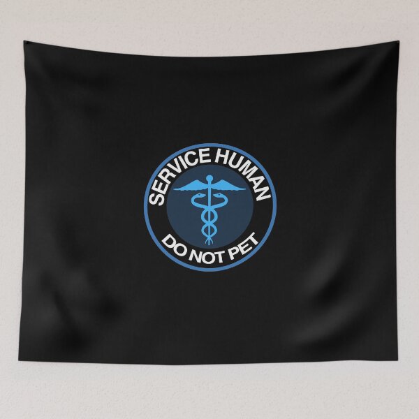 Item preview, Service Human Do Not Pet Funny Quote designed and sold by AritraSur.