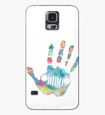Watercolor Jeep wave Case/Skin for Samsung Galaxy