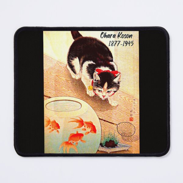 Item preview, Ohara Koson- Vintage artist- Watch the cat designed and sold by Goblinkind Publications.