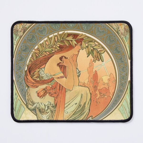 Item preview, Poetry, The Arts (1899) - Alphonse Mucha designed and sold by SALON DES ARTS.