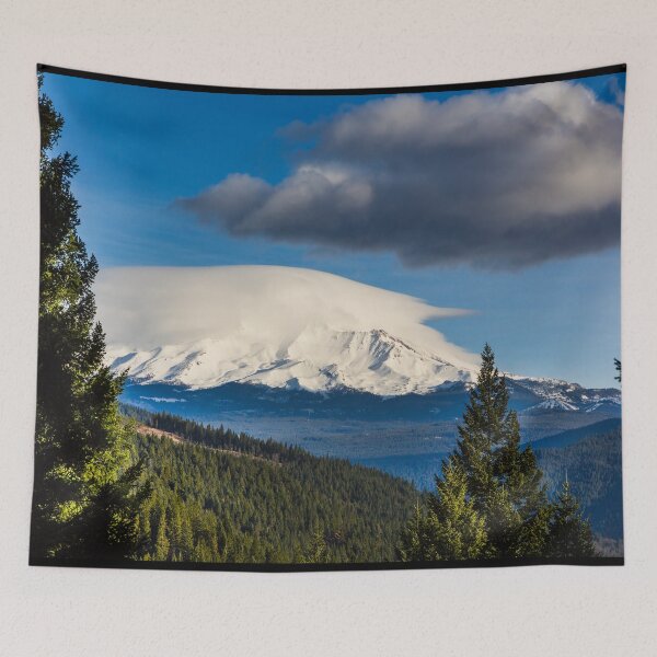 Item preview, Distant views of looming Mount Shasta, located at the southern end of the Cascade Range in Siskiyou County, California designed and sold by OrcaNature.
