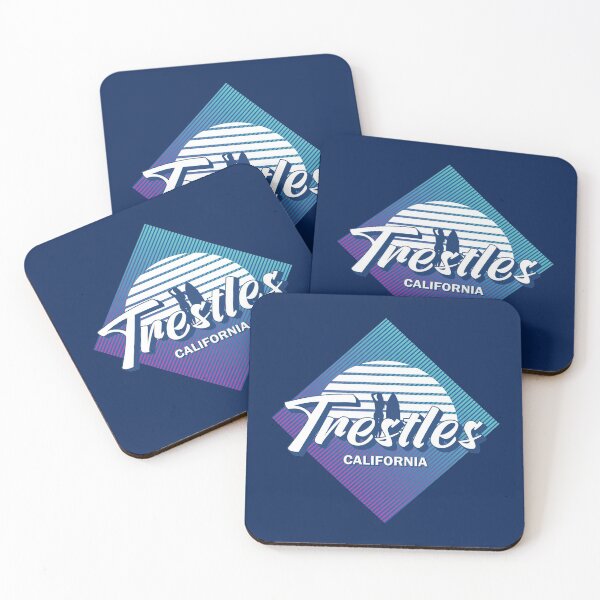 Item preview, Trestles California Retro 80s Summer Surf Design designed and sold by CynthiaGraphics.