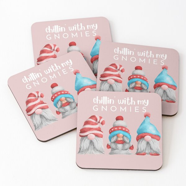 Item preview, Chillin' with my Gnomies Christmas Gnomes designed and sold by aubreyjacobs.
