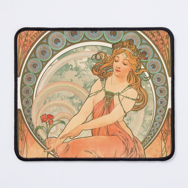 Item preview, Painting, The Arts (1899) - Alphonse Mucha designed and sold by SALON DES ARTS.