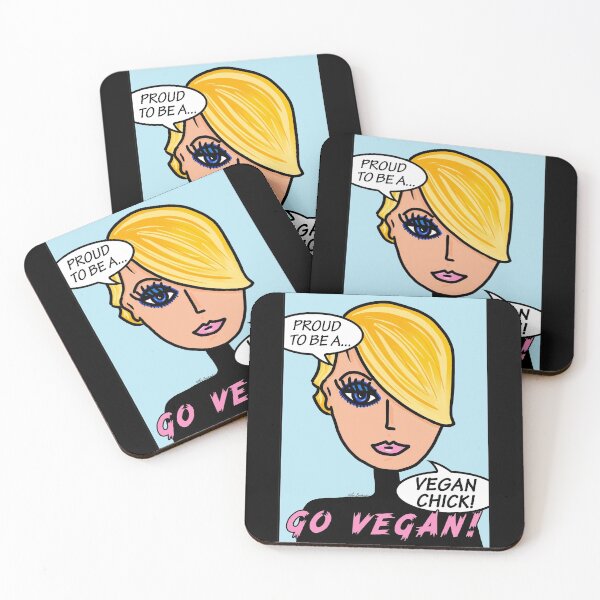 Item preview, Proud To Be A Vegan Chick Go Vegan designed and sold by Lois Eastlund.