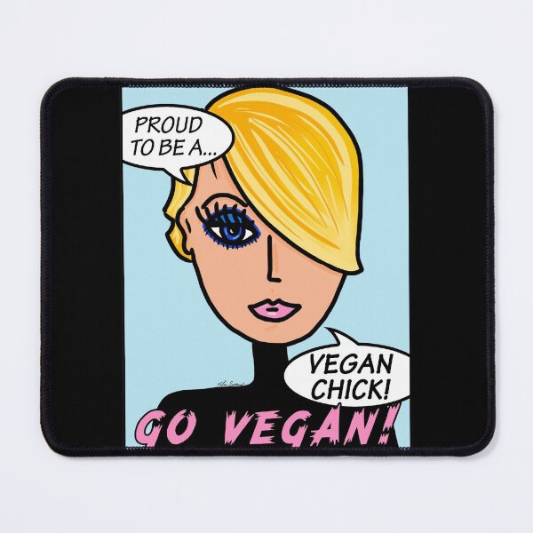 Item preview, Proud To Be A Vegan Chick Go Vegan designed and sold by Lois Eastlund.