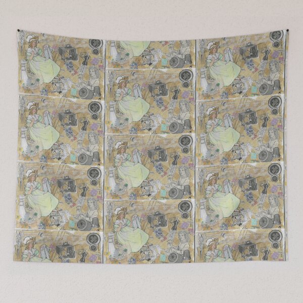 Item preview, Sewing Circle Vintage Image Collage designed and sold by CreativeInkling.