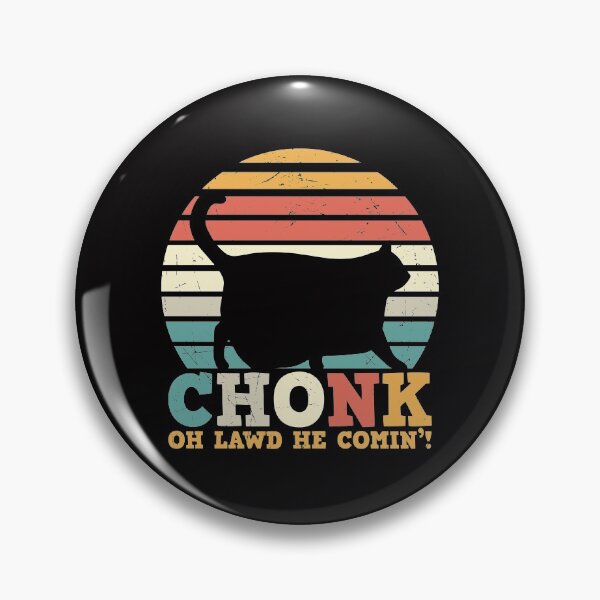 Item preview, Chonk oh lawd he comin funny retro fat cat  designed and sold by Majesticoo.