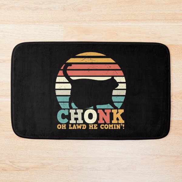 Item preview, Chonk oh lawd he comin funny retro fat cat  designed and sold by Majesticoo.