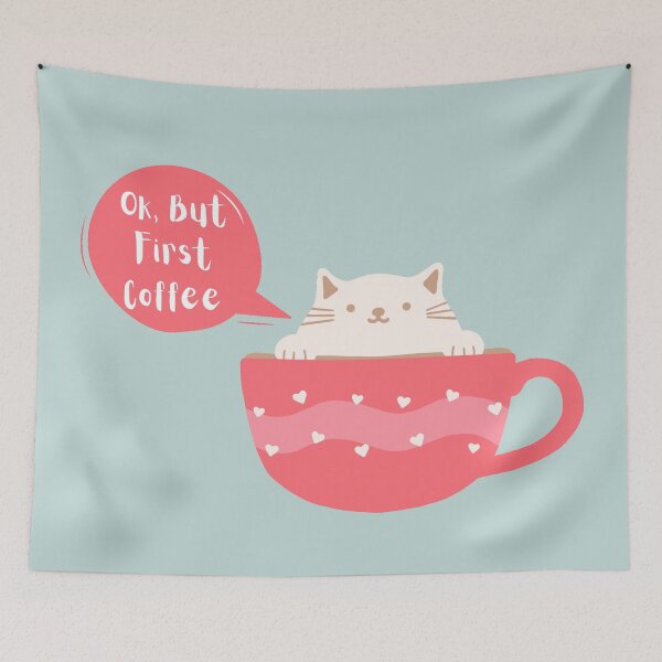 Item preview, Ok , But First Coffee designed and sold by Nesro34.