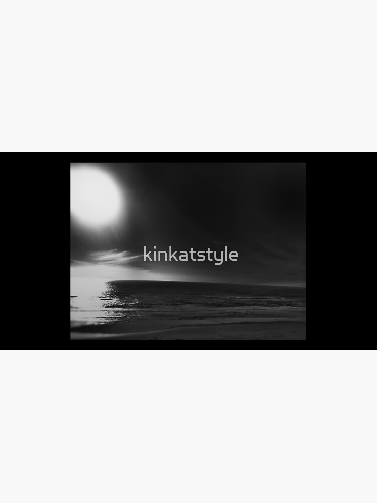 Thumbnail 5 of 5, Mouse Pad, Surfside Black & White designed and sold by kinkatstyle.