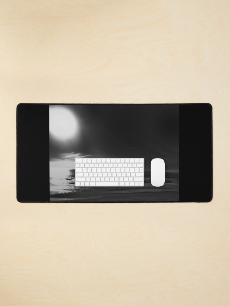 Thumbnail 1 of 5, Mouse Pad, Surfside Black & White designed and sold by kinkatstyle.