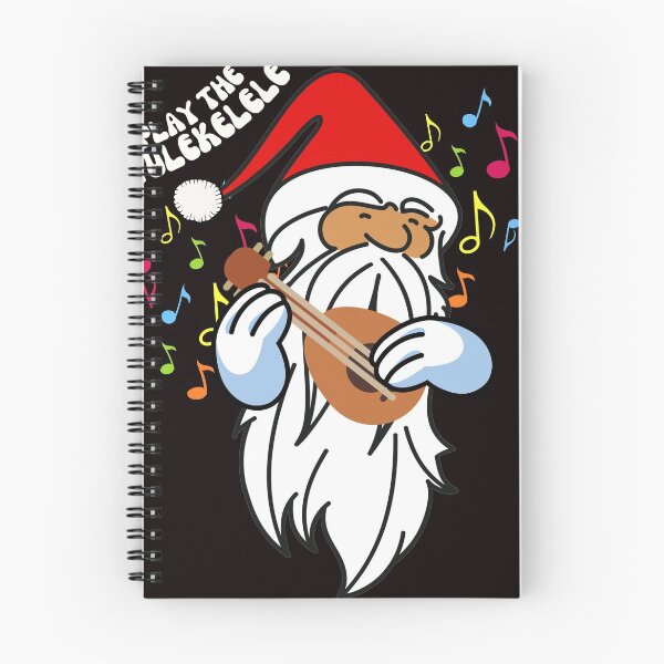 Artikelvorschau, Weihnachtsmann spielt Ukulele oder "Yulekelele" zu Weihnachten entworfen und verkauft von The Masked Designer.