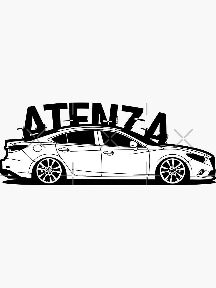 Mazda 6 Atenza Sticker for Sale by IssKa