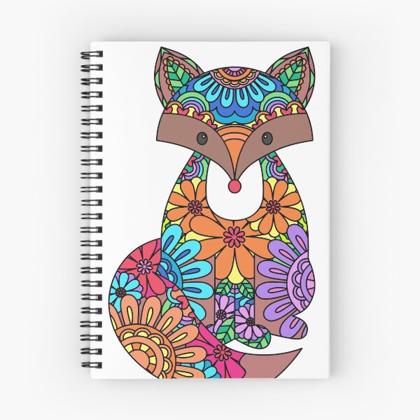 Item preview, Colorful mandala fox designed and sold by THE MNM.