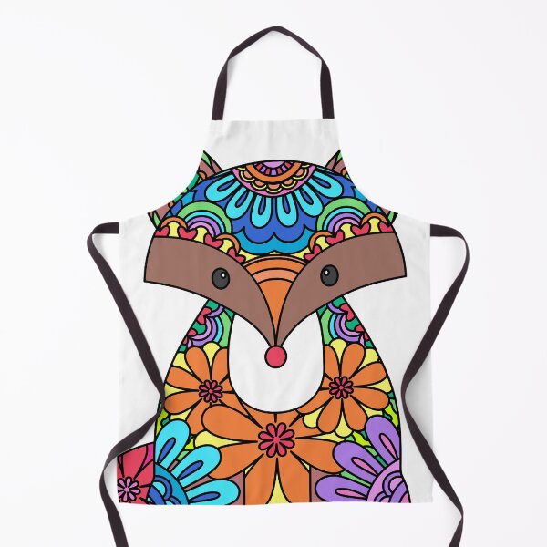 Item preview, Colorful mandala fox designed and sold by THE MNM.