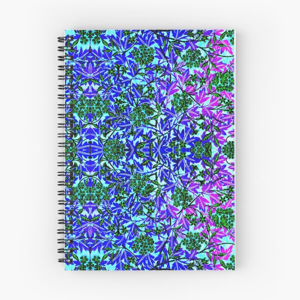 Item preview, Jasmine by William Morris - Vibrant Blue Green Purple Floral Vintage Pattern Variation designed and sold by PatternPerfect.