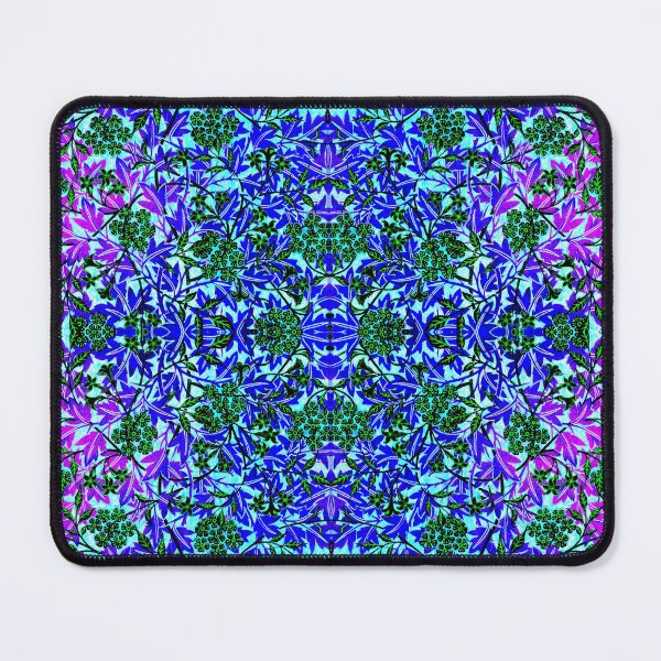 Item preview, Jasmine by William Morris - Vibrant Blue Green Purple Floral Vintage Pattern Variation designed and sold by PatternPerfect.
