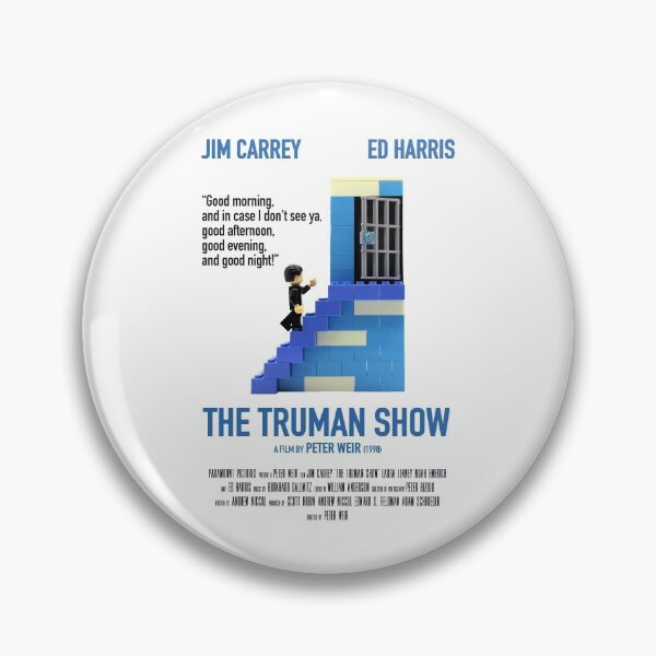 Item preview, The Truman Show directed by Peter Weir 1998 with Jim Carrey - Original designed Alternative Cult Movie art designed and sold by cinemadnesshirt.