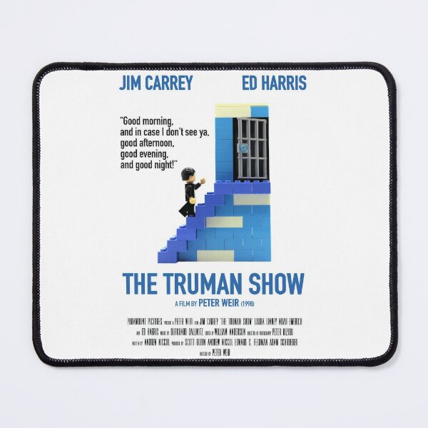 The Truman Show directed by Peter Weir 1998 with Jim Carrey - Original  designed Alternative Cult Movie art Poster for Sale by cinemadnesshirt