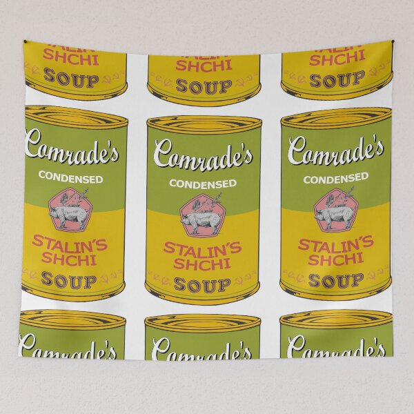 Item preview, Soviet Andy Warhol soups - Comrade Pop Art - Stalins Stew designed and sold by Groenendijk.
