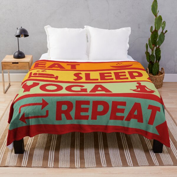 Item preview, Eat Sleep Yoga Repeat, Funny Yoga Meditation, Yoga Lover Design designed and sold by DesignHouse07.