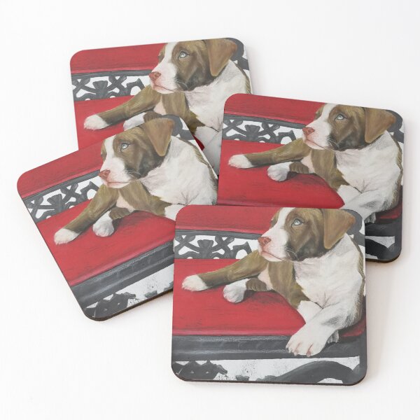 Item preview, American Pitbull Terrier puppy designed and sold by dana-gourdoupi.