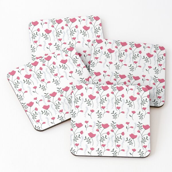 Item preview, Pink Green Flower leaf Pattern - Pink Floral Botanical designed and sold by SheetalMourya.
