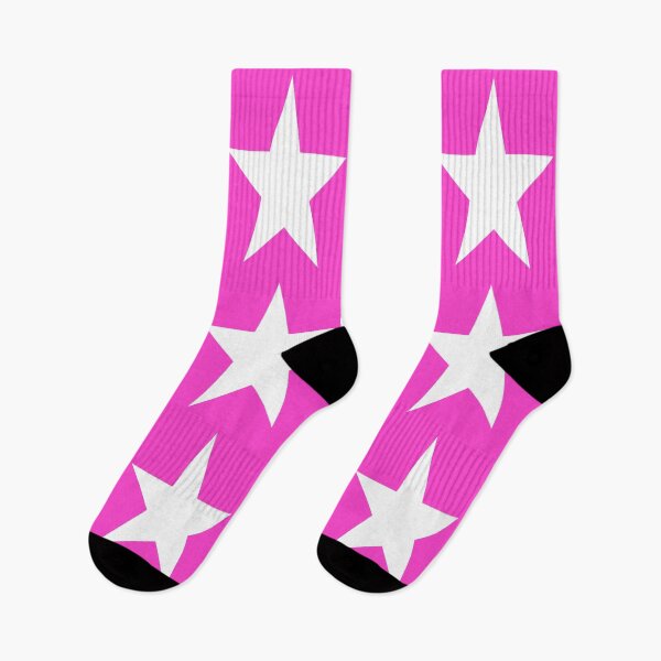 Item preview, Large WHITE and HOT PINK STARS  designed and sold by RachelMacht.