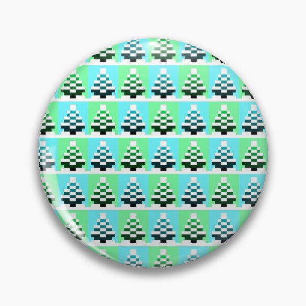 Item preview, Little Snowy Pixel Firs designed and sold by rin3d .